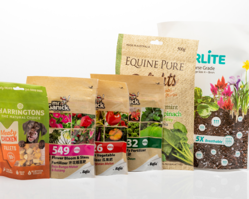 Fertilizer, Potting Soil and Pet Food Packaging