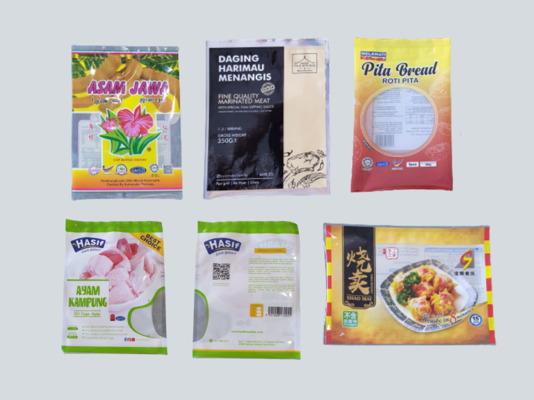 Custom printed frozen food packaging Malaysia – Enrich Package